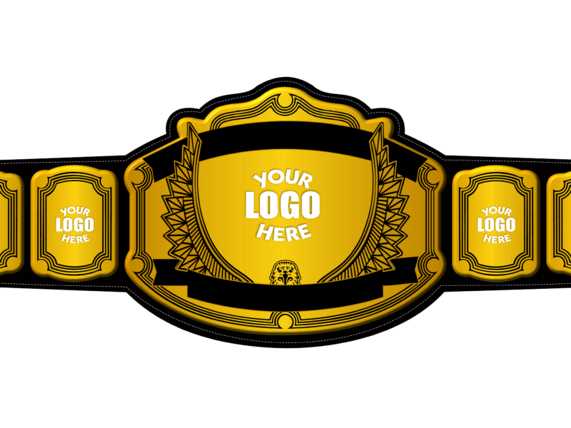 Custom Your Golden Title Belt