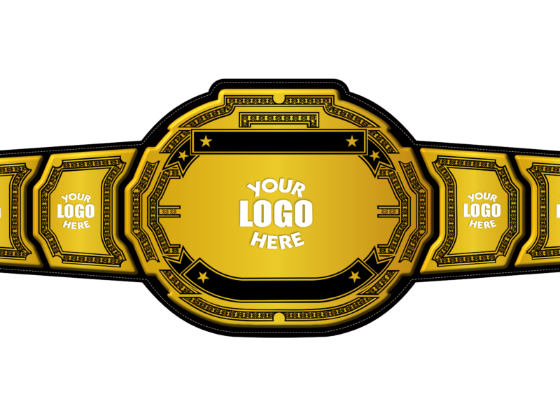 Customize Your Title Belt Golden