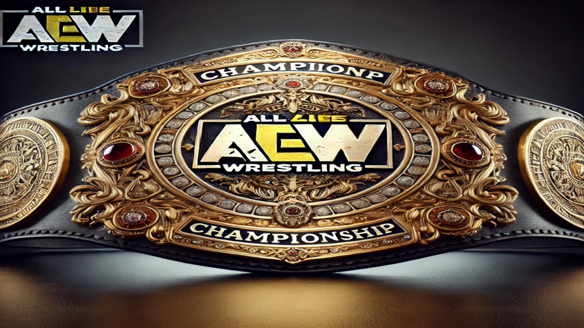 AEW Wrestling Championship Belts