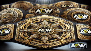 AEW Wrestling Championship Belts