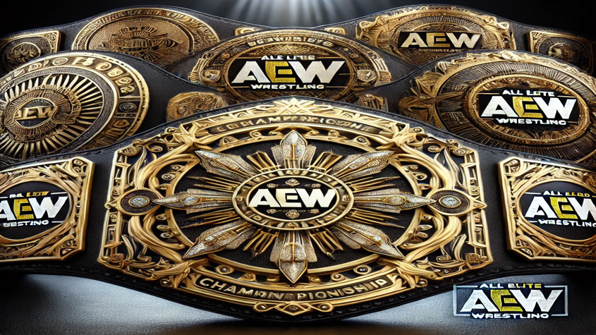 AEW Wrestling Championship Belts