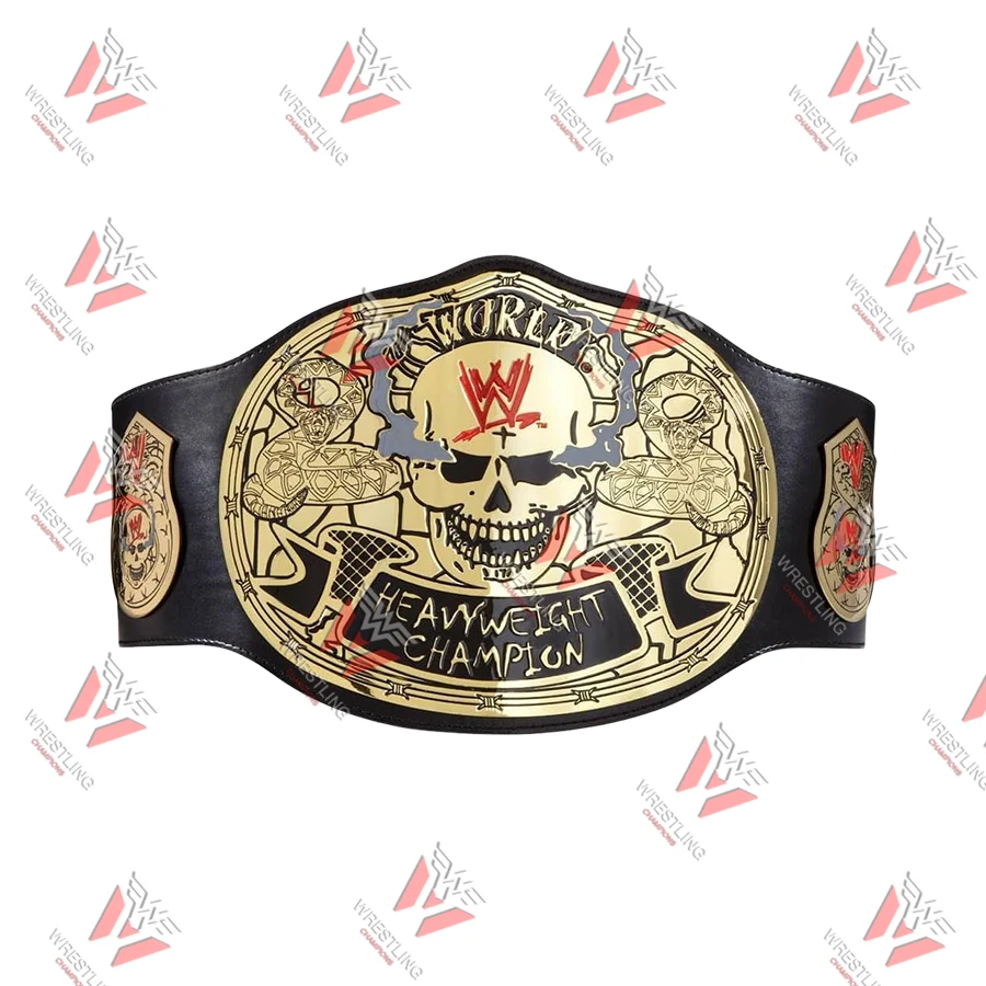 Stone Cold Steve Austin Smoking Skull Wrestling Championship Title Belt