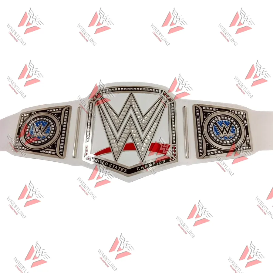 White Special Heavyweight Wrestling Championship Replica Title Belt