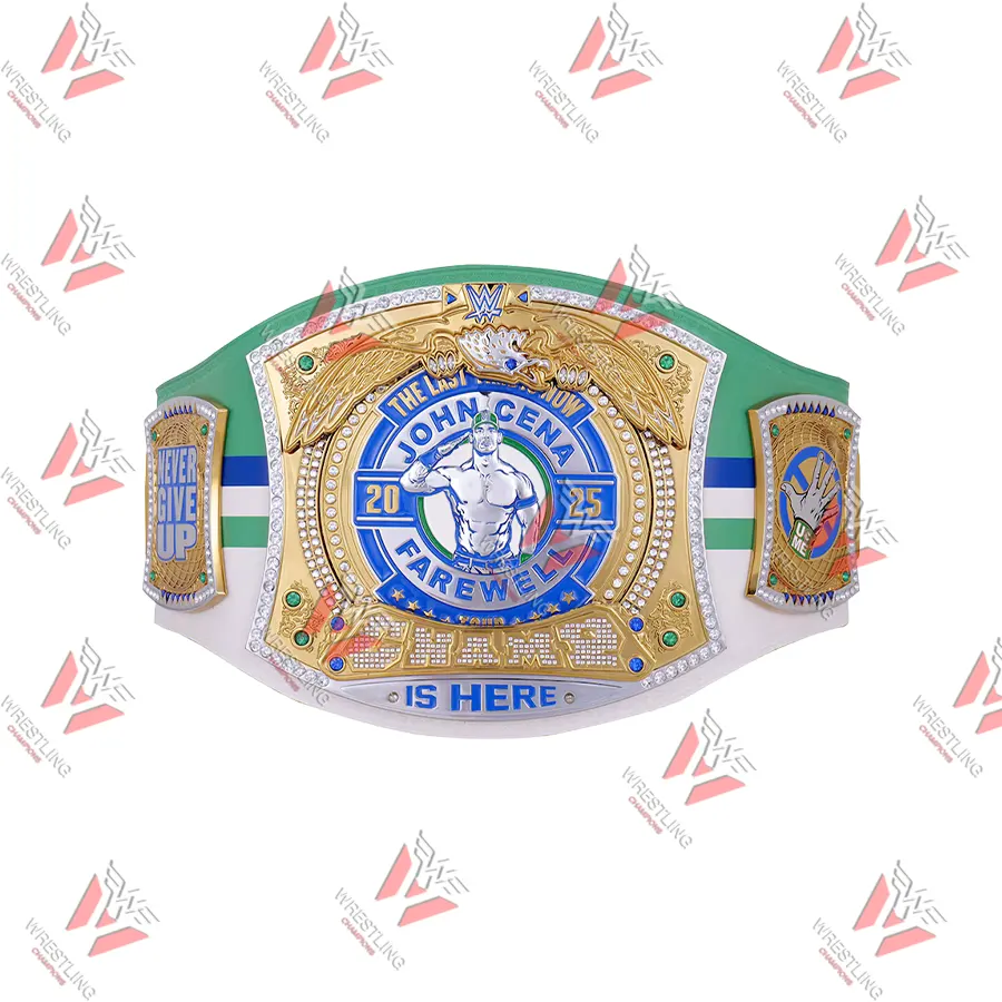 John Cena Farewell 2025 Spinner Championship Replica Title Belt - Dallas