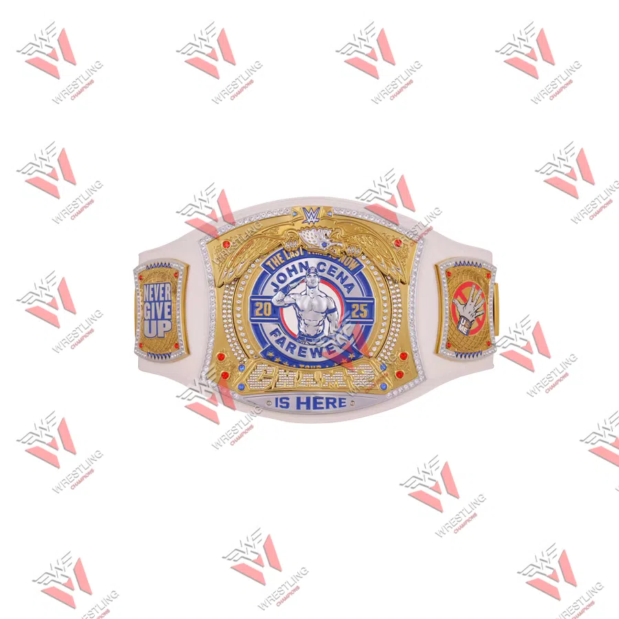John Cena Farewell 2025 Spinner Wrestling Championship Replica Title Belt – Los Angeles