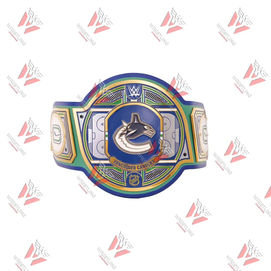 Vancouver Canucks NHL Wrestling Championship Belt