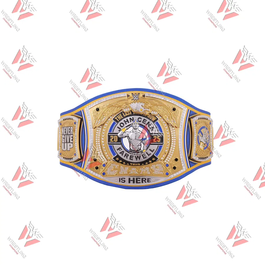 John Cena Farewell 2025 Money In The Bank Los Angeles Spinner Wrestling Championship Replica Title Belt