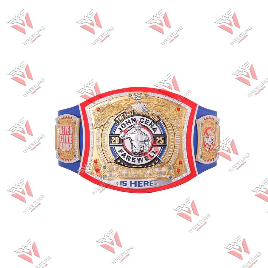 John Cena Farewell Tour 2025 Montreal Spinner Wrestling Championship Replica Belt