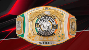 John Cena Farewell Tour 2025 Dublin Spinner Wrestling Championship Belt