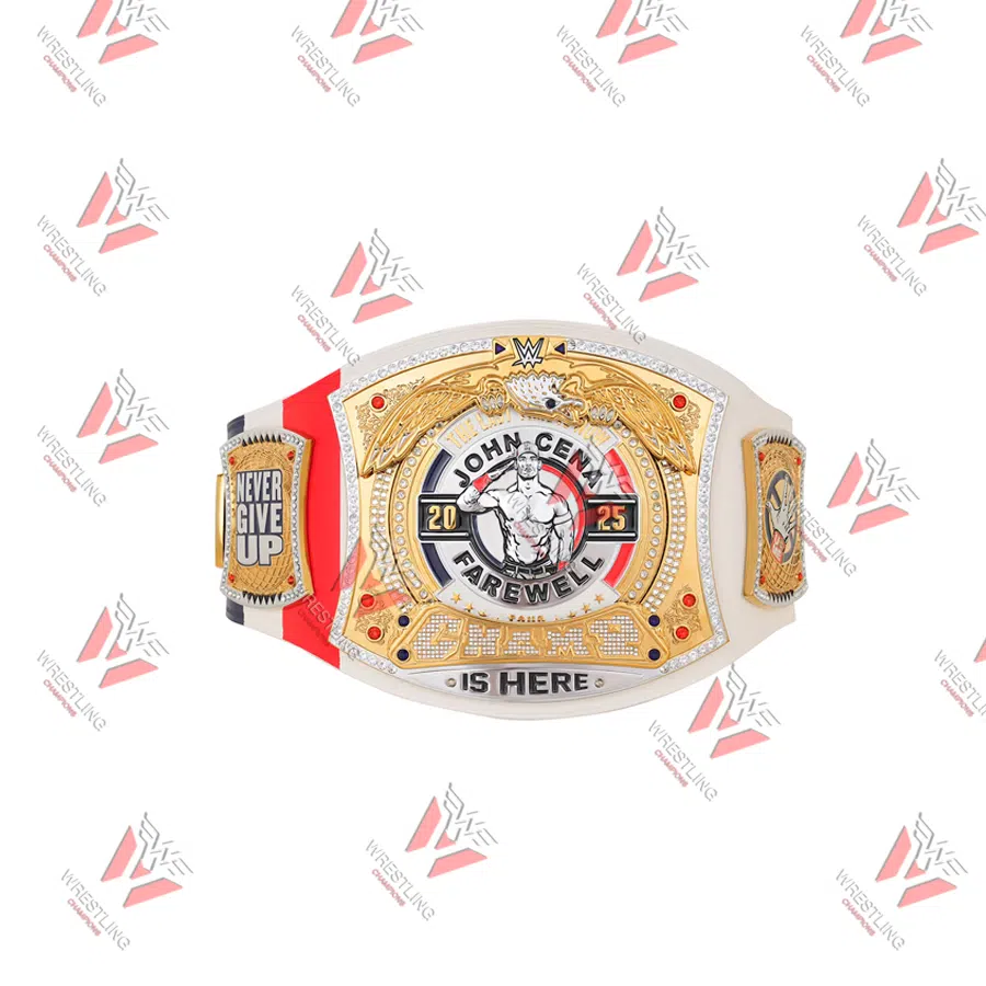 John Cena Farewell Tour 2025 Dublin Spinner Wrestling Championship Replica Belt